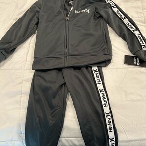 Hurley Kids Dark Gray Jogger Set